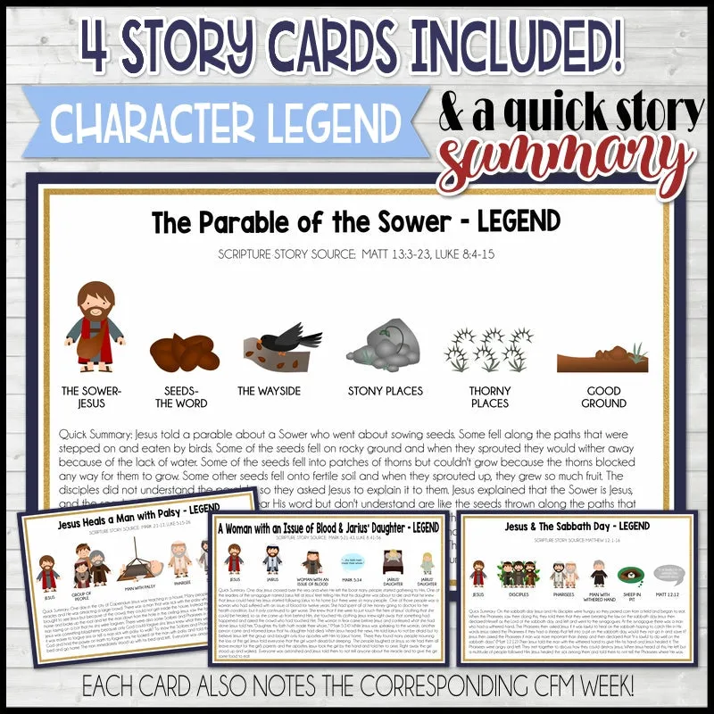 2023 CFM Story Board Kit 3 {NEW Testament} PRINTABLE