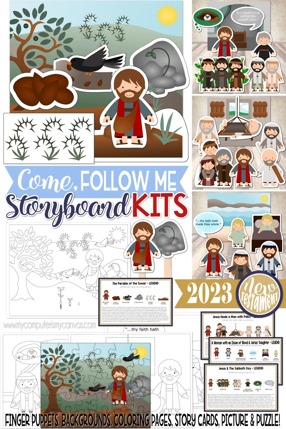 2023 CFM Story Board Kit 3 {NEW Testament} PRINTABLE