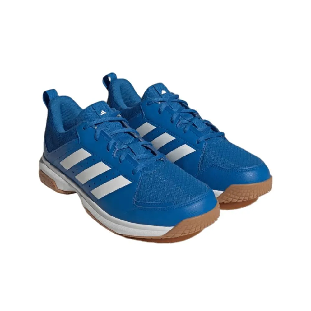 Adidas Men's Ligra 7 Badminton Shoe (Bright Royal/Cloud White/Cloud White)