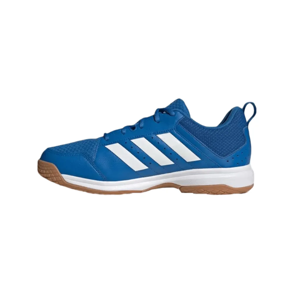 Adidas Men's Ligra 7 Badminton Shoe (Bright Royal/Cloud White/Cloud White)