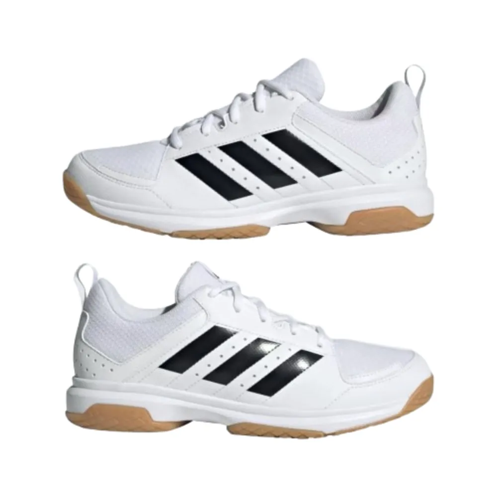 Adidas Women's Ligra 7 Badminton Shoe (Cloud White/Core Black/Cloud White)