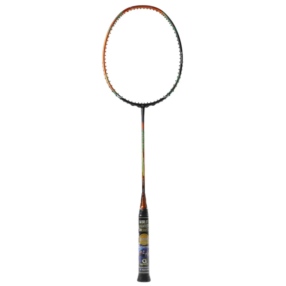 APACS Asgardia Lite Unstrung Badminton Racquet (Black/Orange)