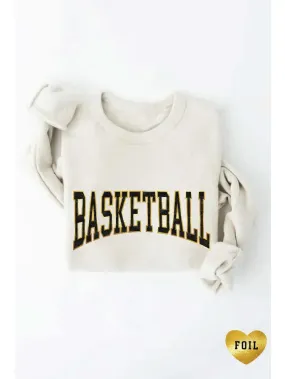 BASKETBALL FOIL SWEATSHIRT