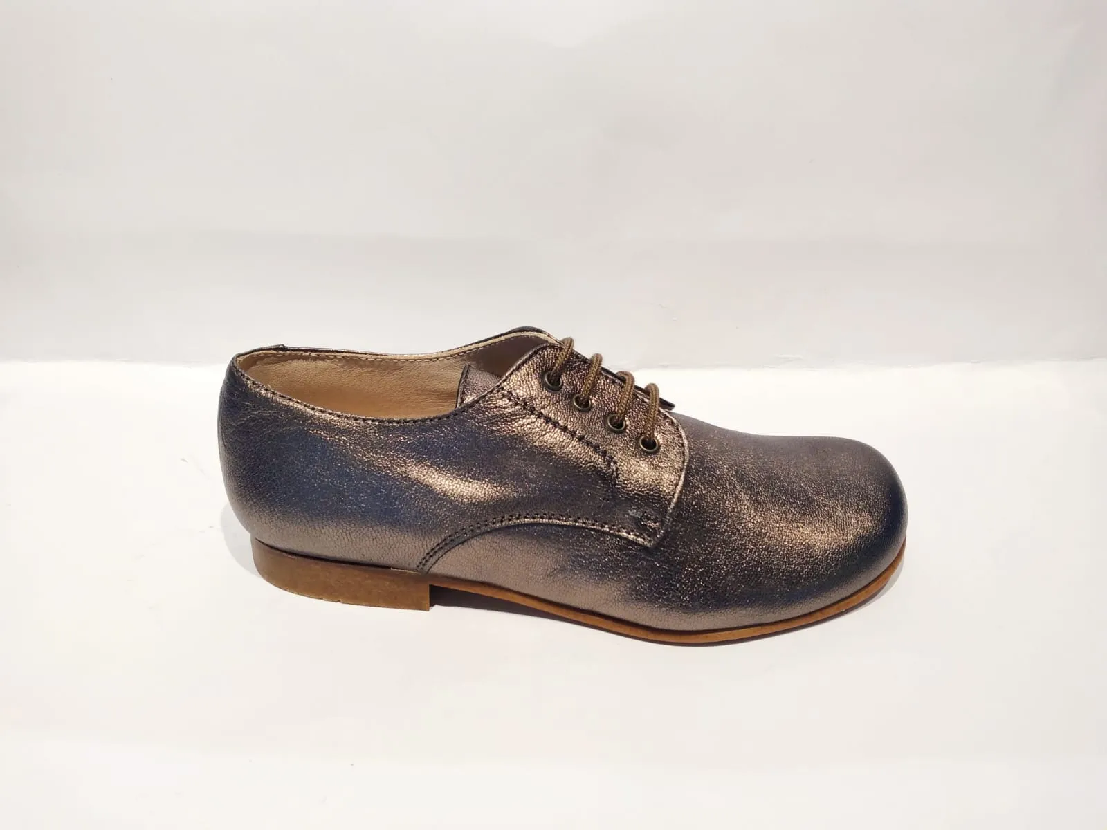 Beberlis Eclat Alquitran Leather Oxford Dress Shoes