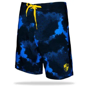 Board Shorts | Oceanic Trench | Yellow SA Shield