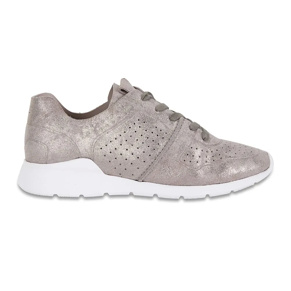 Bolt Sneaker in Pewter Suede