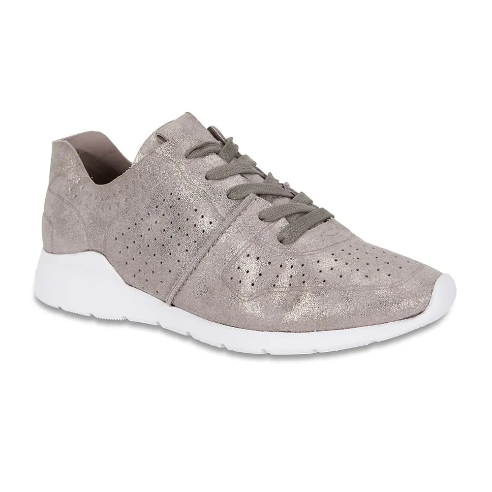 Bolt Sneaker in Pewter Suede