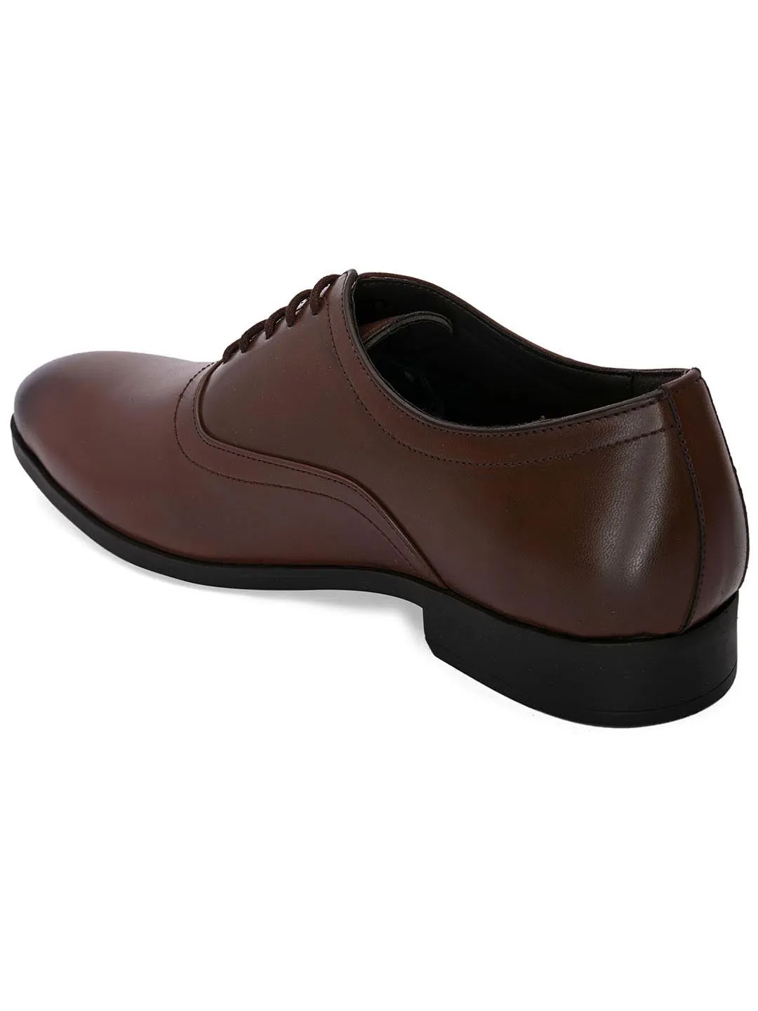 Buxom Brown Derby Shoes