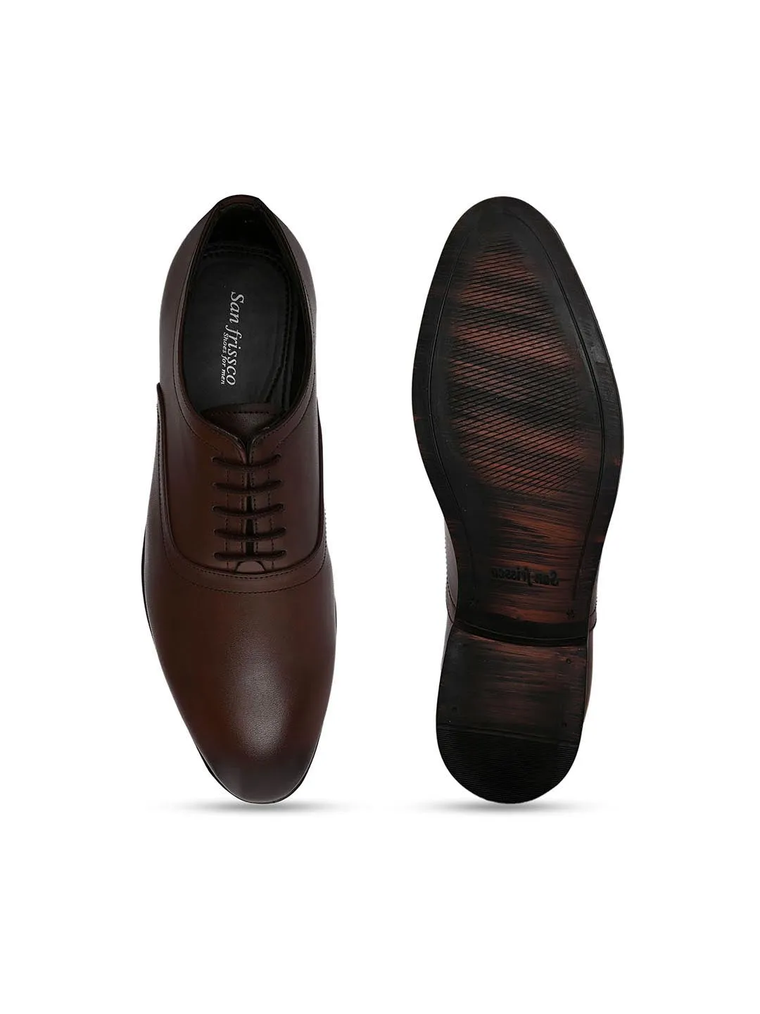 Buxom Brown Derby Shoes