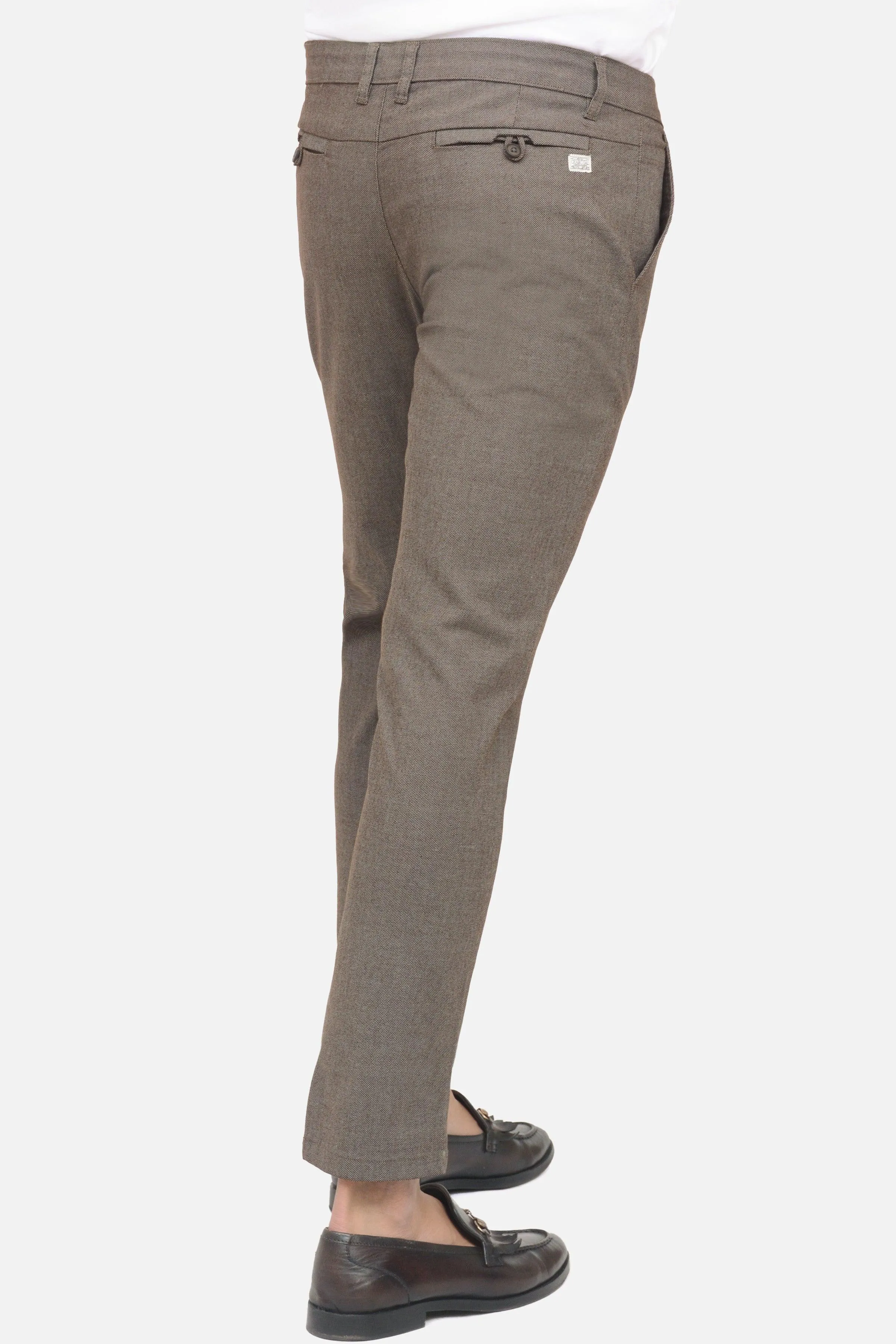 CASUAL PANT DARK BROWN