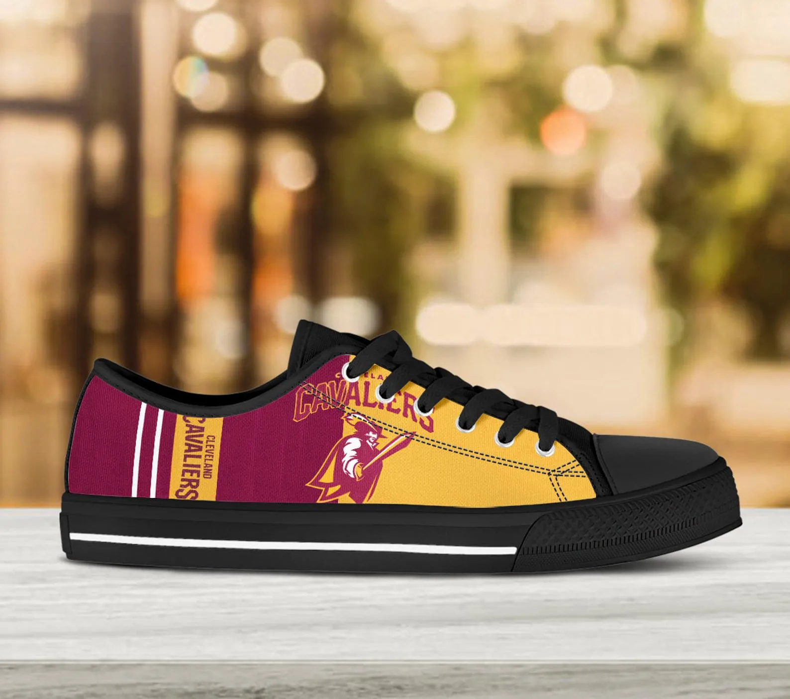 Cleveland Cavaliers Custom Lowtop, Basketball Custom Shoes, Sport Lowtop, Canvas Shoes, Canvas Lowtop, Unisex Shoes, Gift Birthday