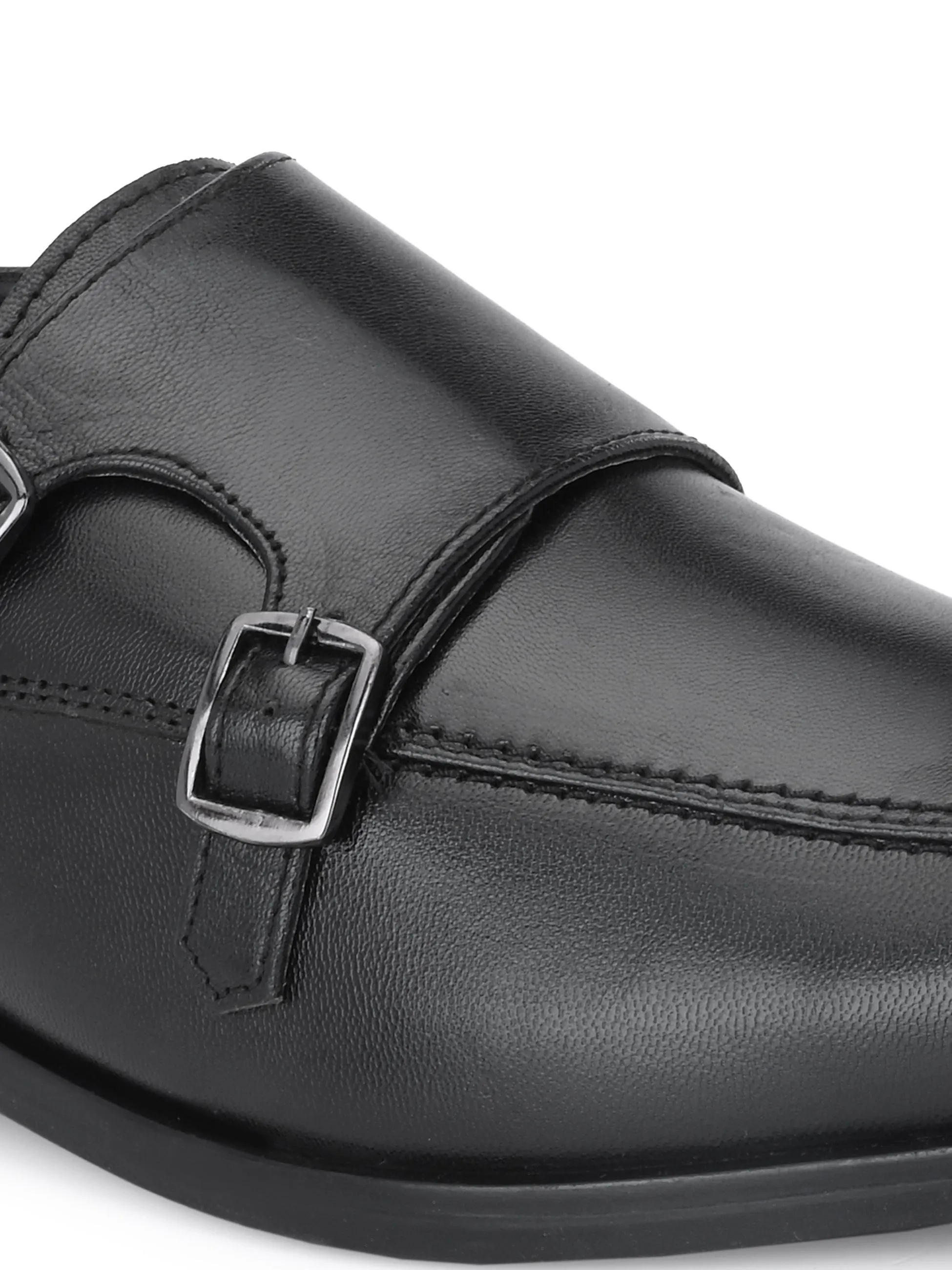 Collegiate Black Monk Shoes