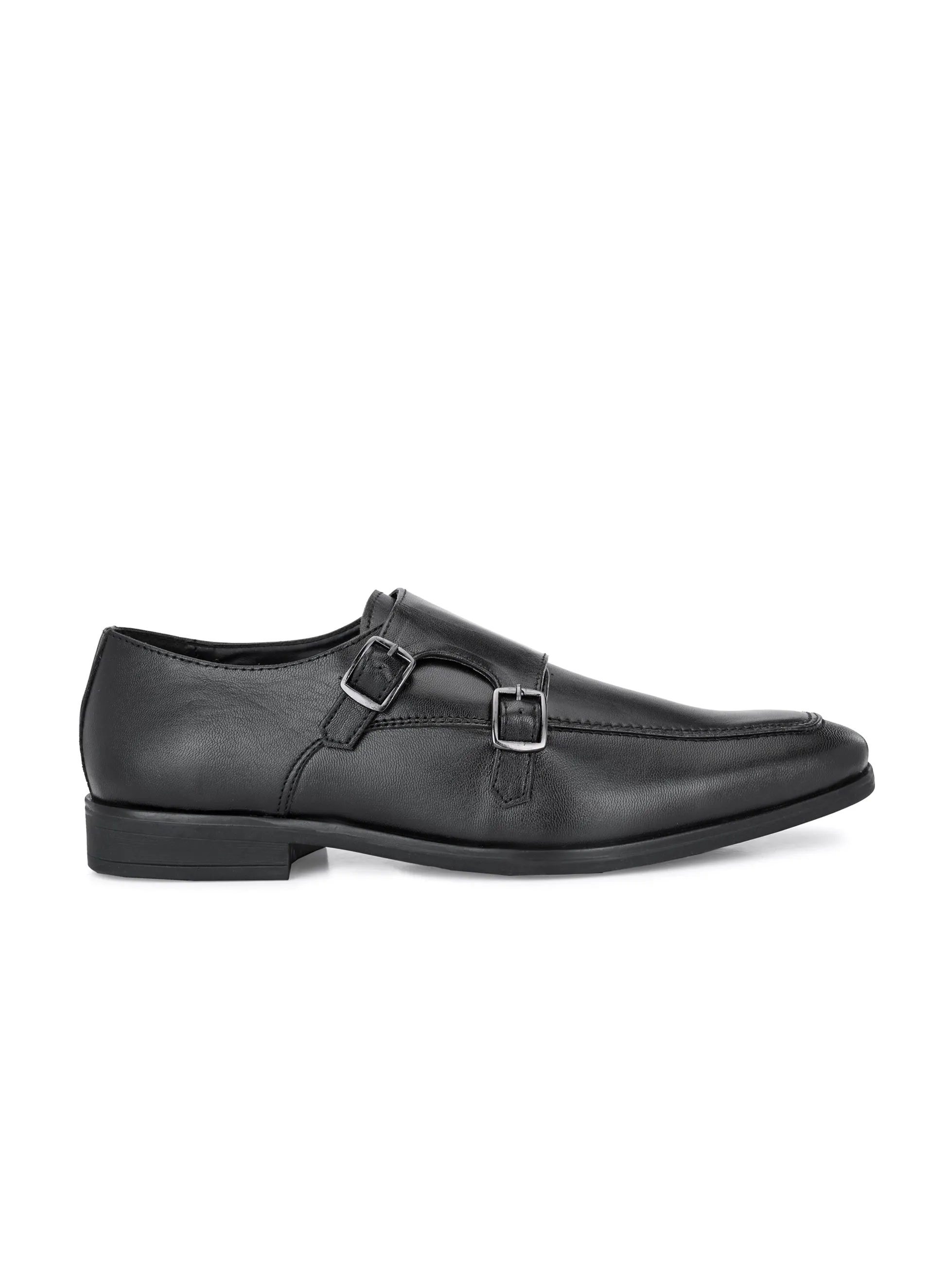 Collegiate Black Monk Shoes