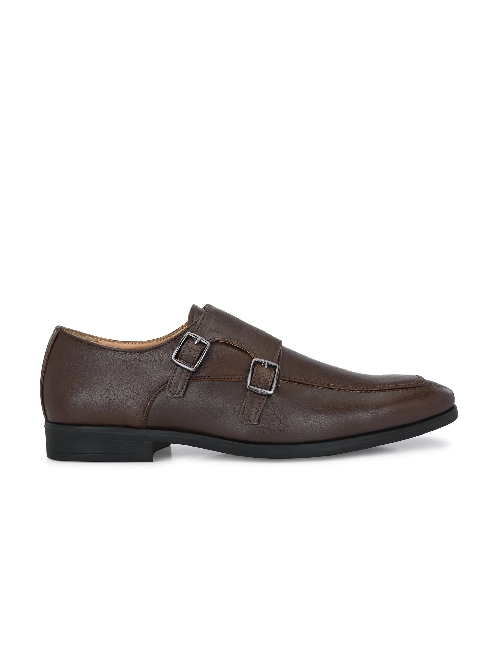 Collegiate Brown Monk Shoes