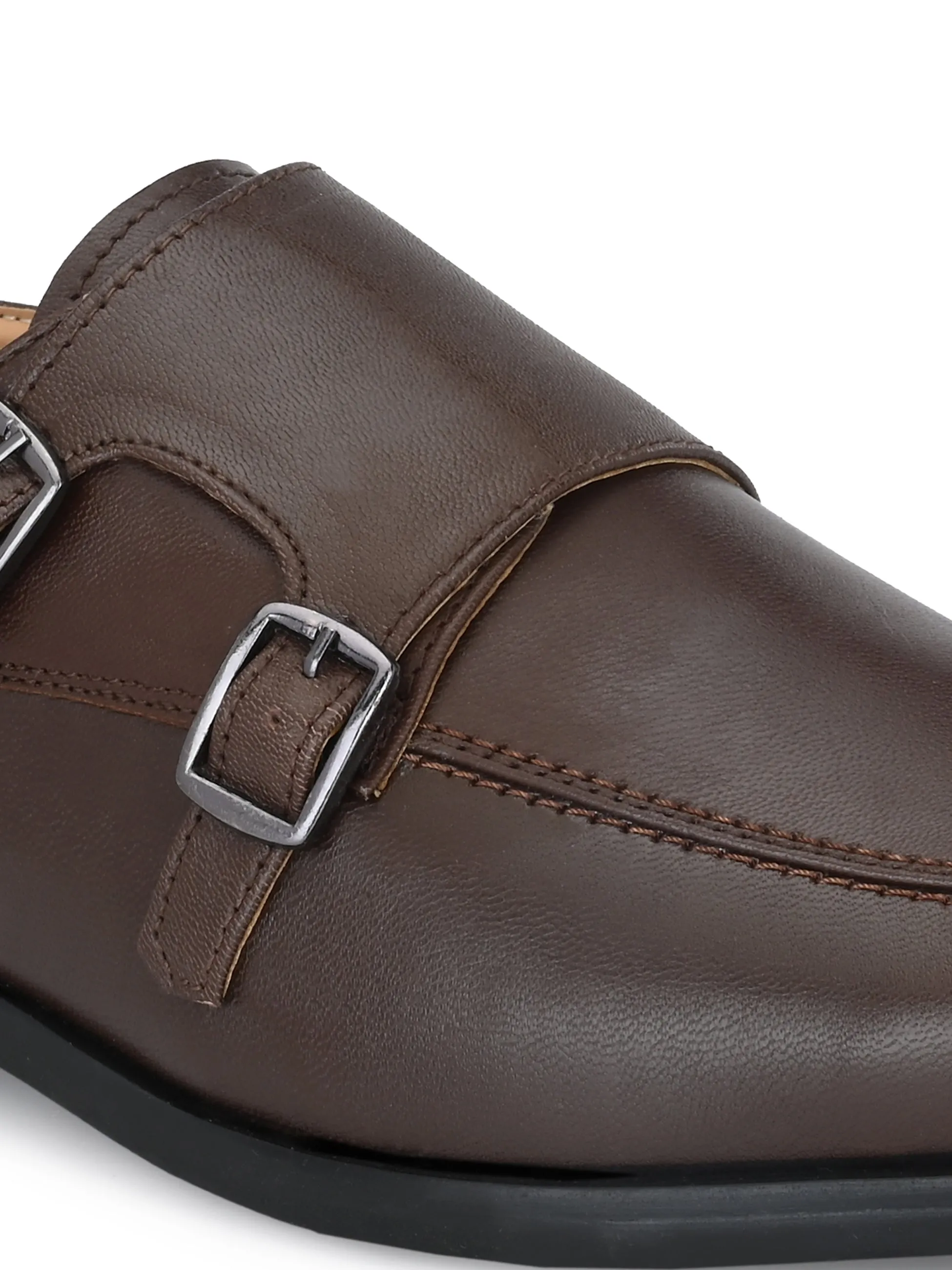 Collegiate Brown Monk Shoes