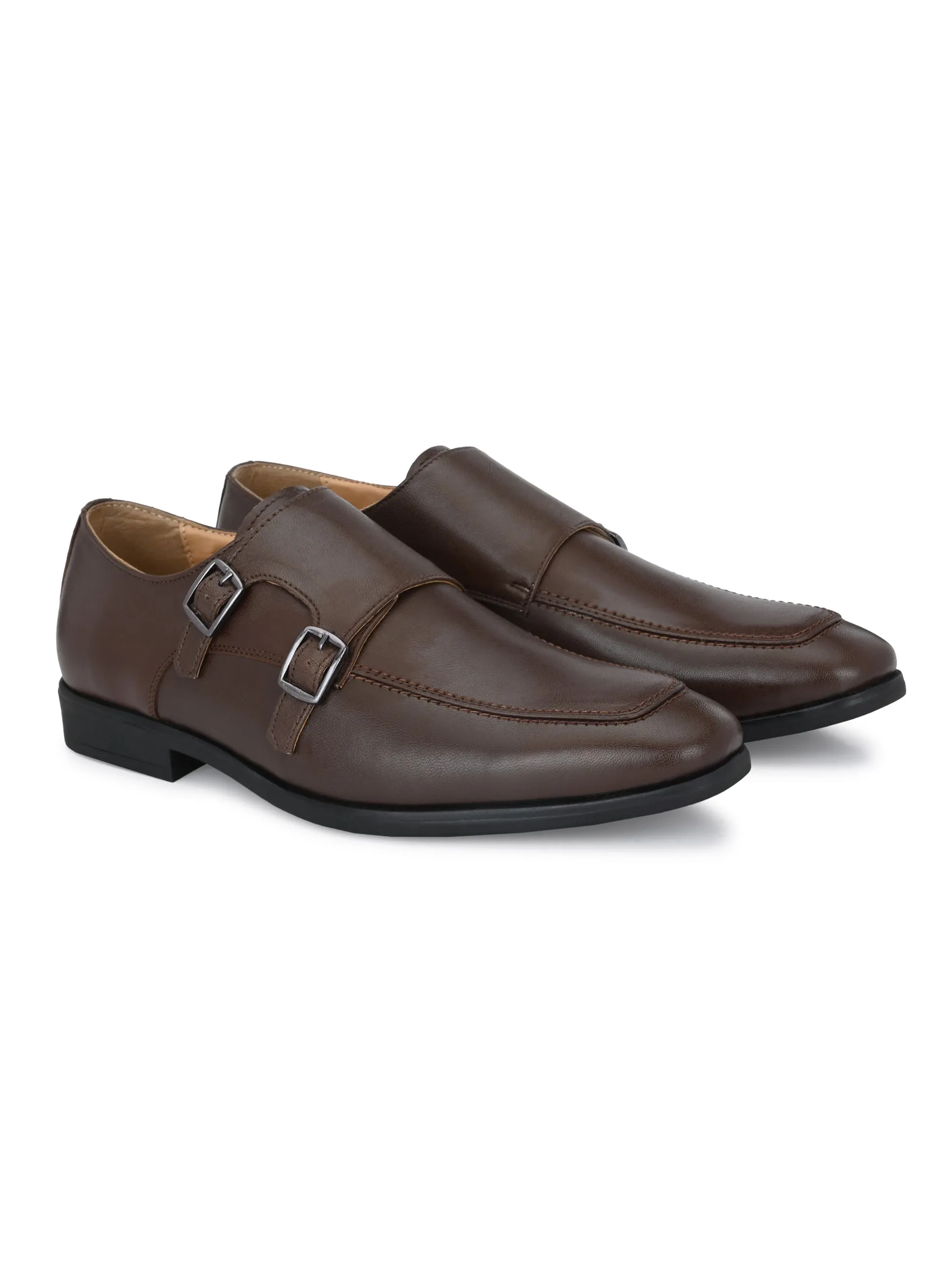 Collegiate Brown Monk Shoes