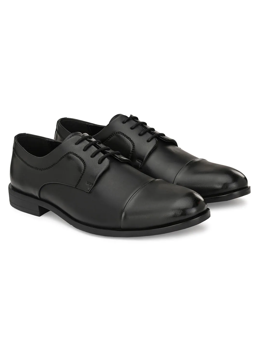 Commondo Black Oxford Shoes