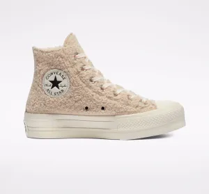 CONVERSE CHUCK TAYLOR ALL STAR LIFT - FABRO/EGRET/BLACK PLATEAU