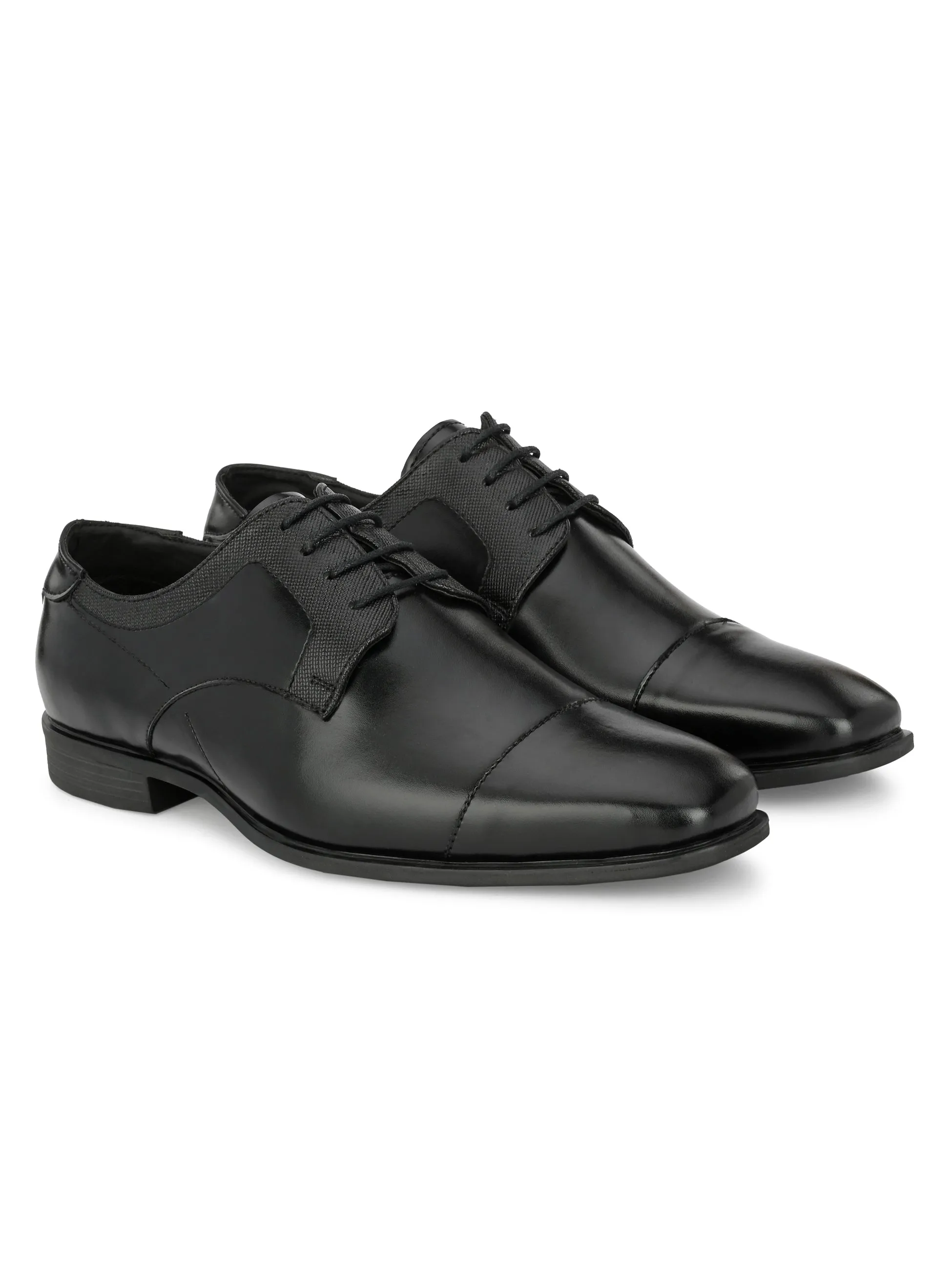 Dean Black Derby Shoes