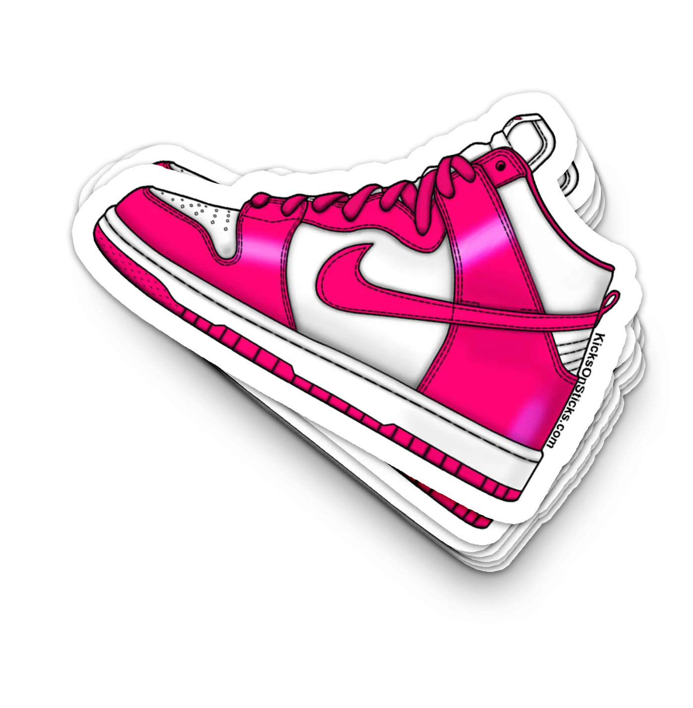 Dunk High "Prime Pink" Sneaker Sticker