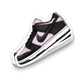 Dunk Low "Panda Pink" Sneaker Sticker