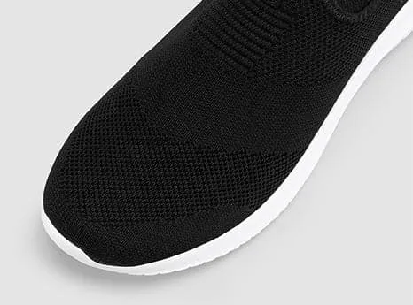 FitVille Men's Lightweight Breathable Slip-on Sock Walking Shoes