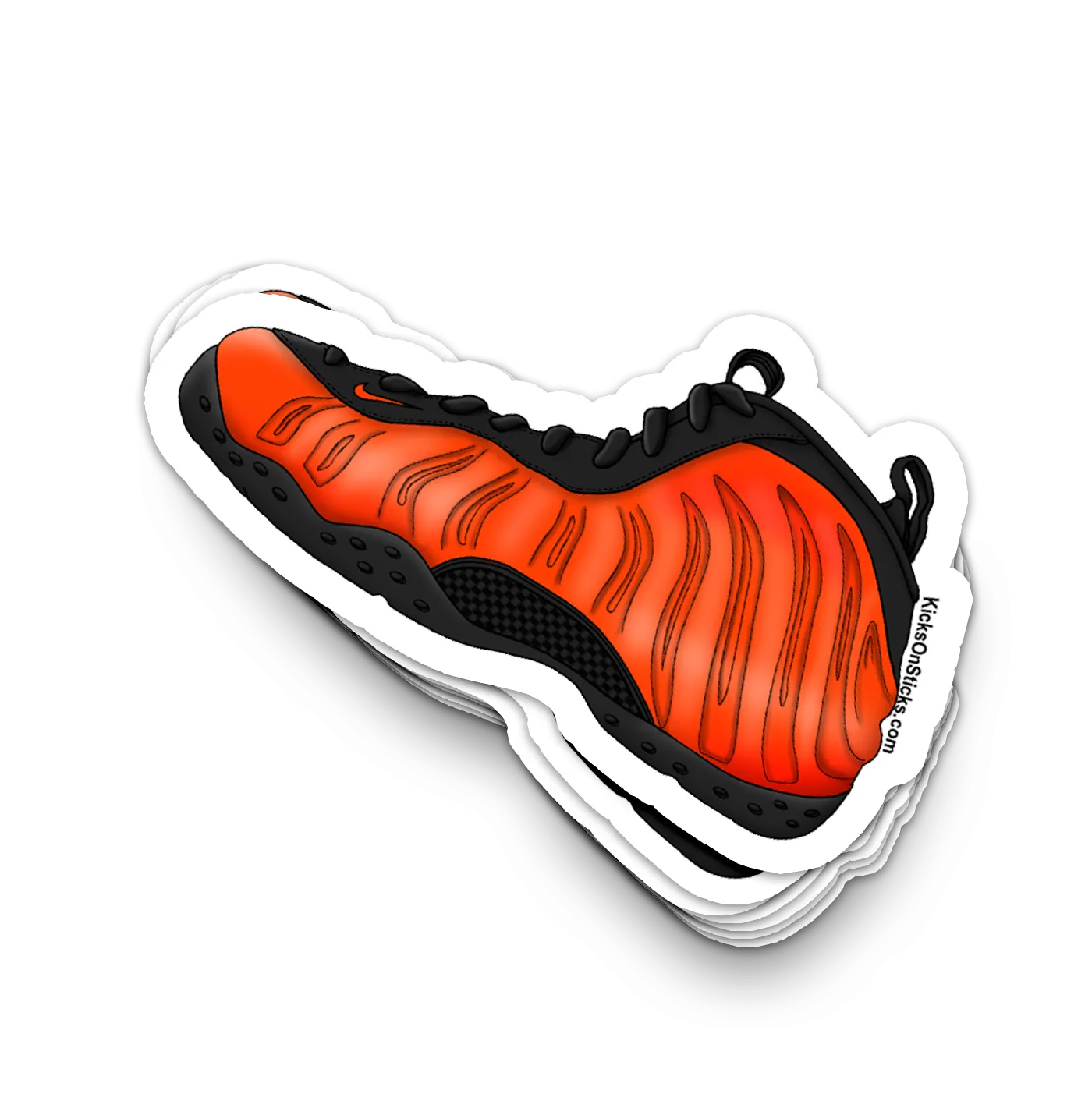 Foamposite "Habanero" Sneaker Sticker