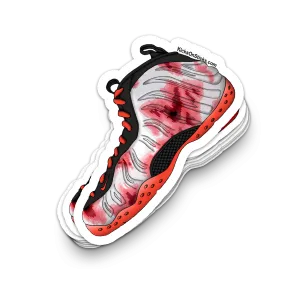 Foamposite "Thermal Map" Sneaker Sticker