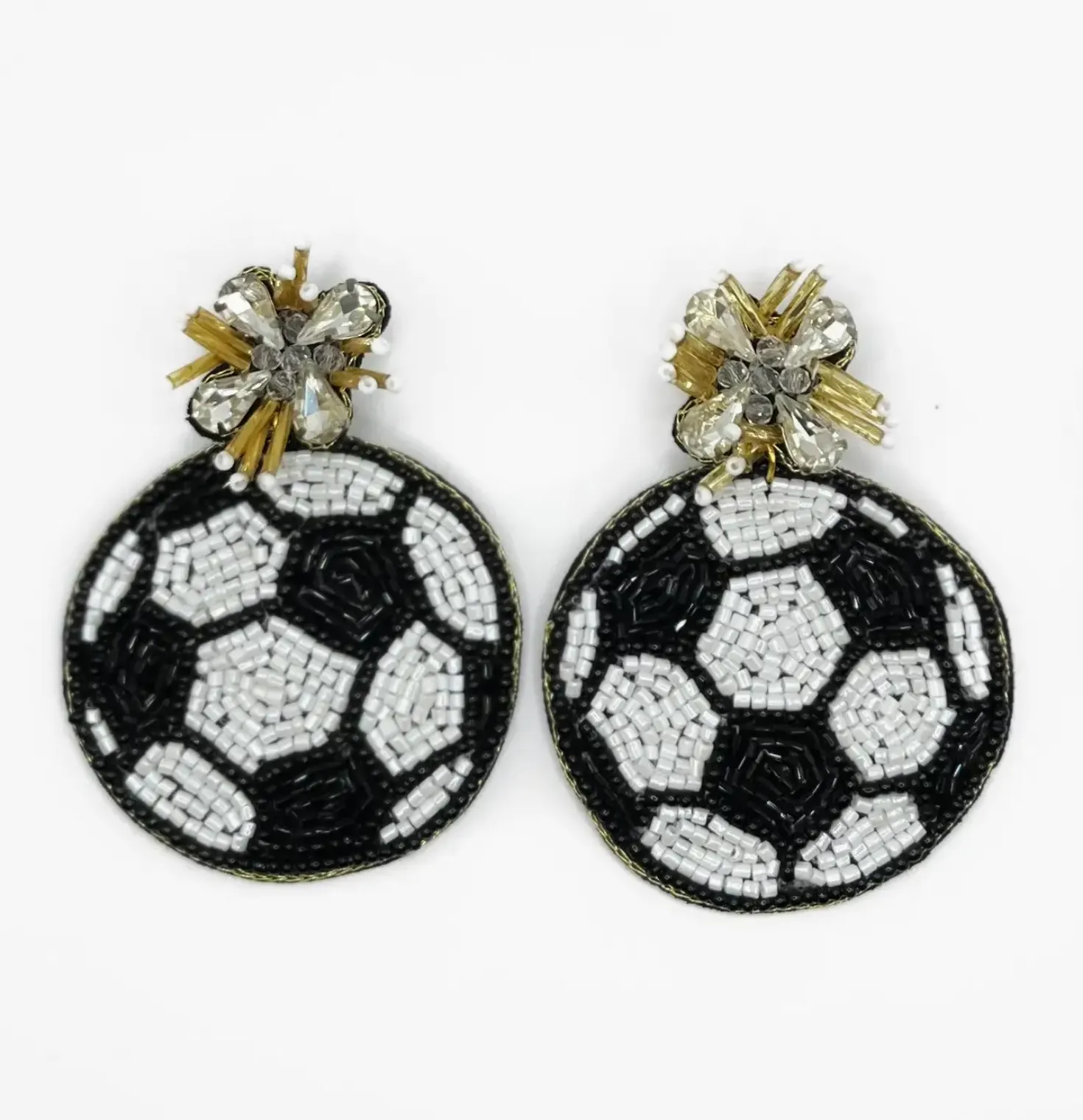 Glam Soccer Earring