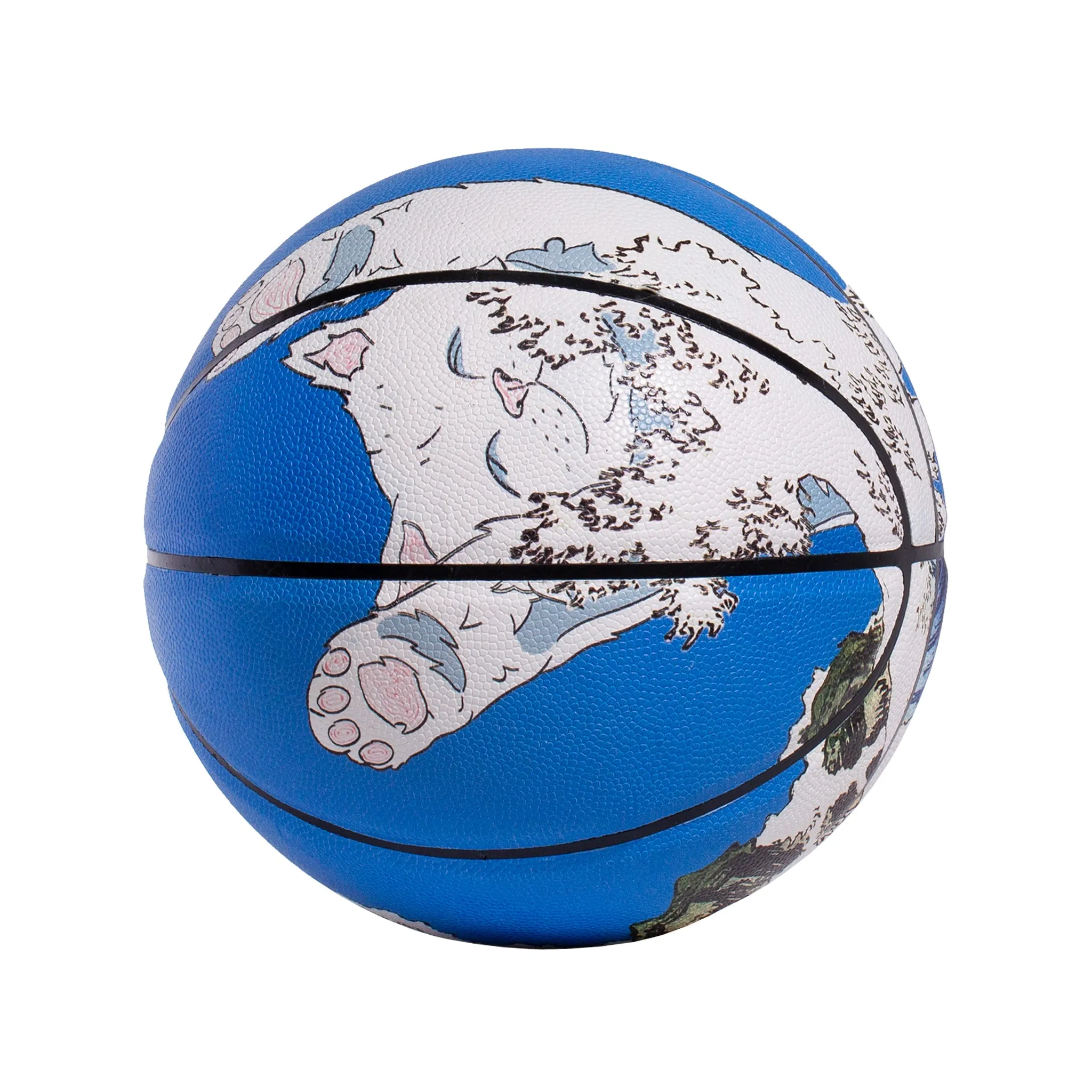 Great Wave Basketball (Blue)