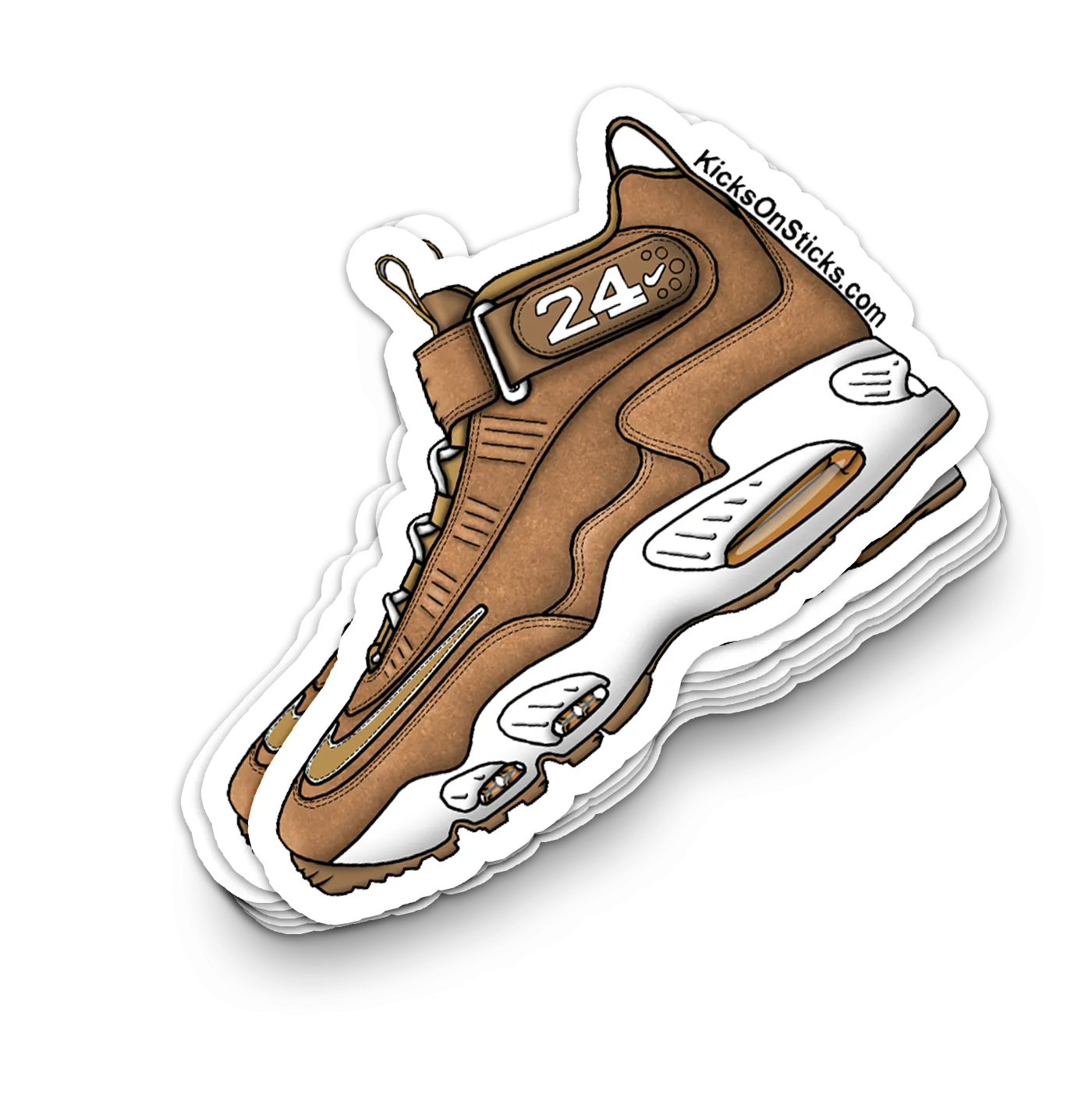 Griffey Max "Wheat" Sneaker Sticker