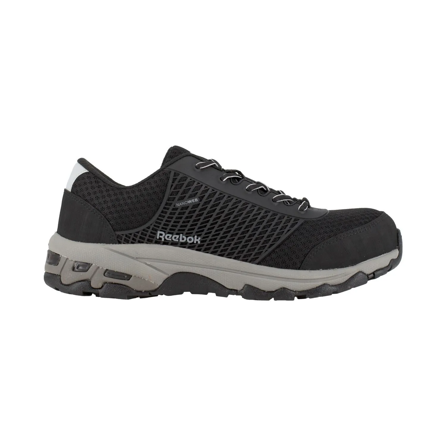 Heckler Composite-Toe Athletic Work Shoe Black