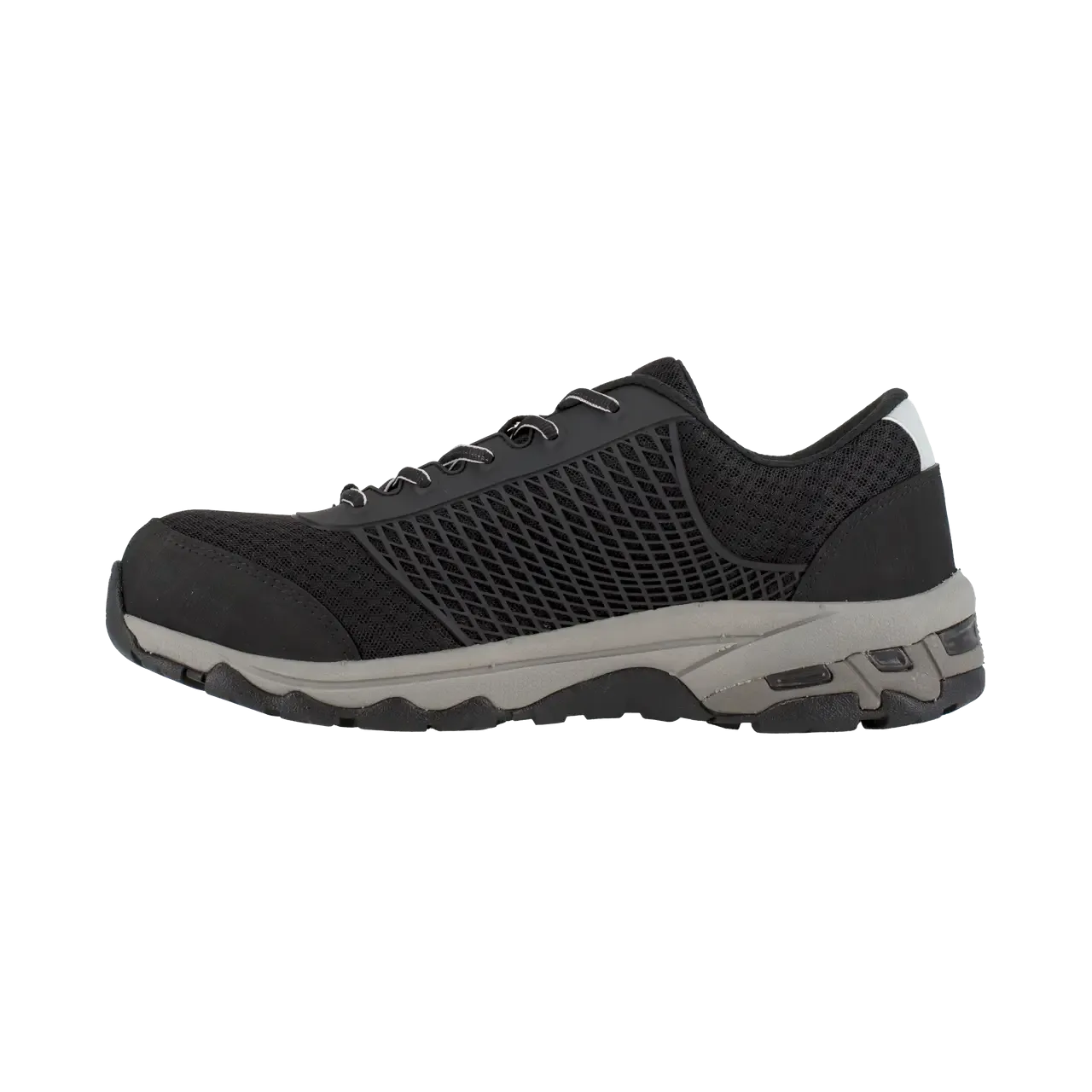 Heckler Composite-Toe Athletic Work Shoe Black