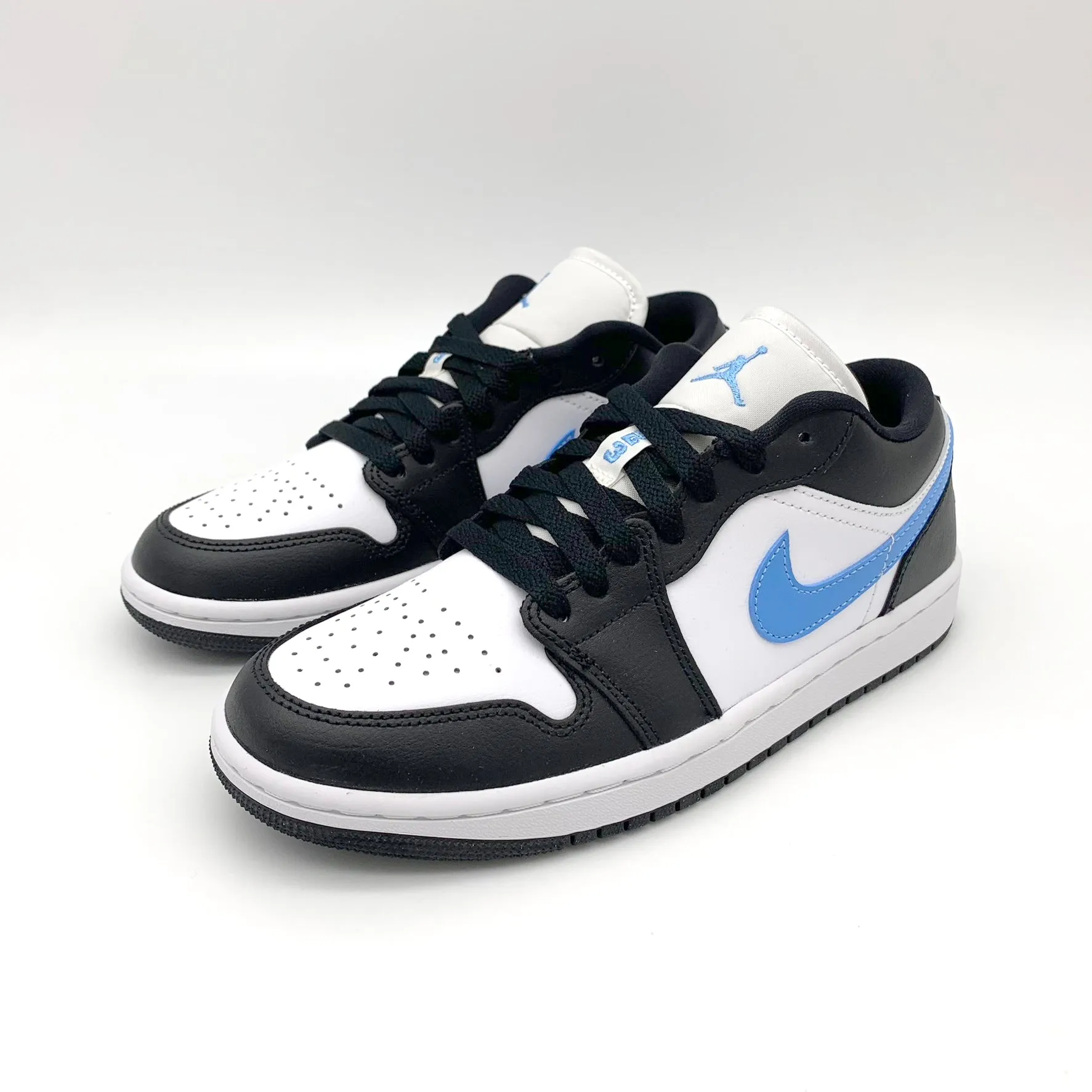 Jordan 1 Low Black University Blue White