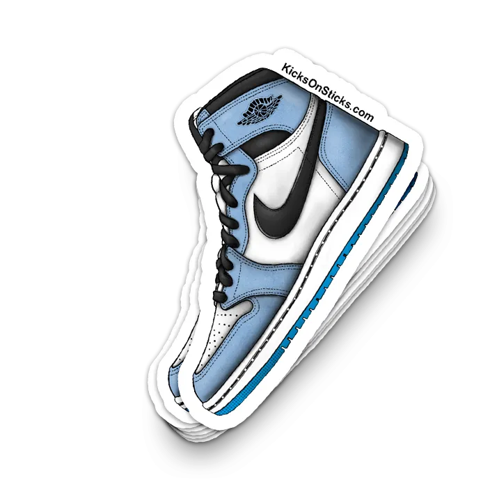 Jordan 1 "University Blue" Sneaker Sticker