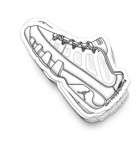 Jordan  9 Low "Chrome" Sneaker Sticker