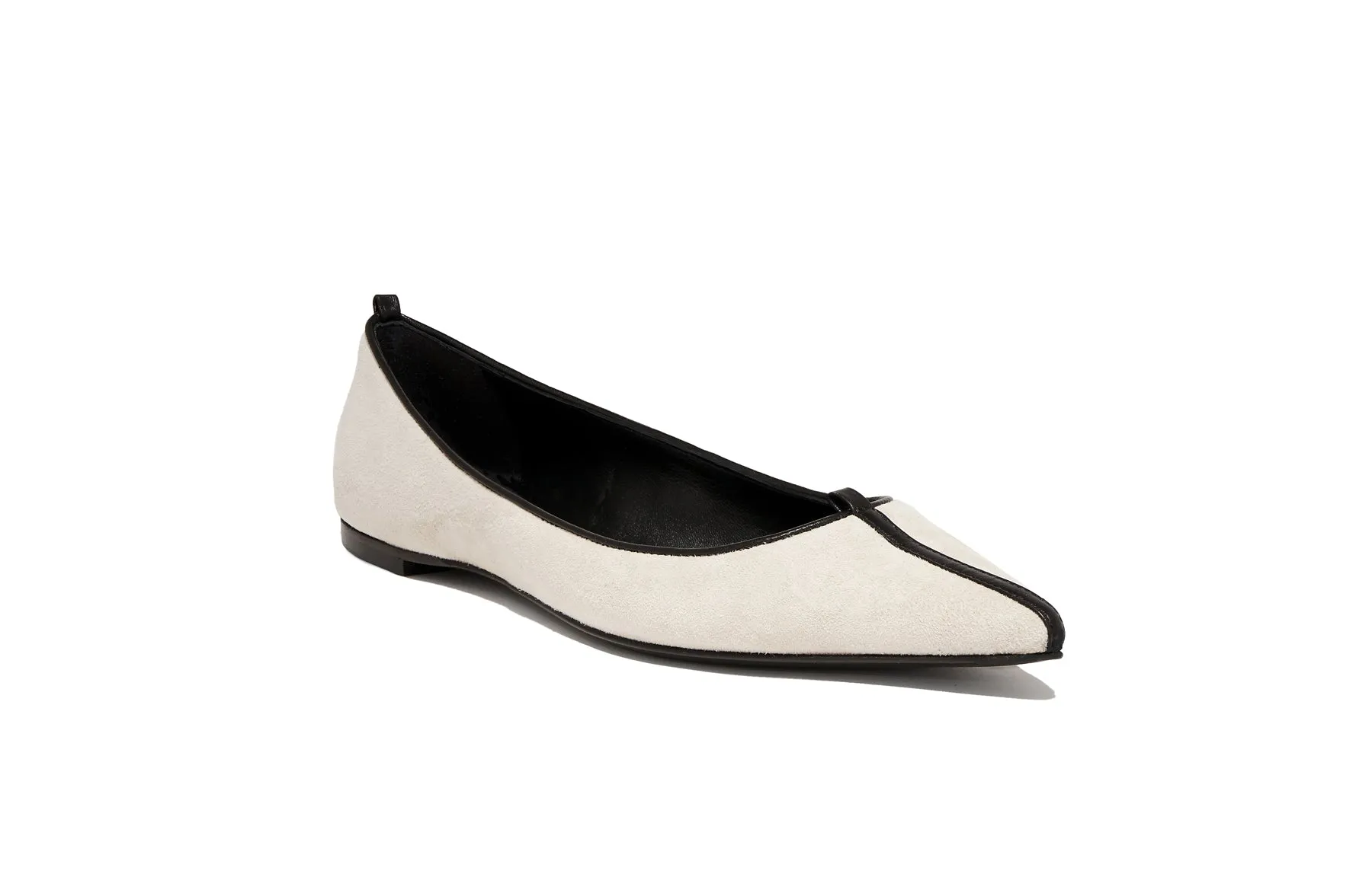 JULIE SHOE SUEDE ALBATROS OFF WHITE