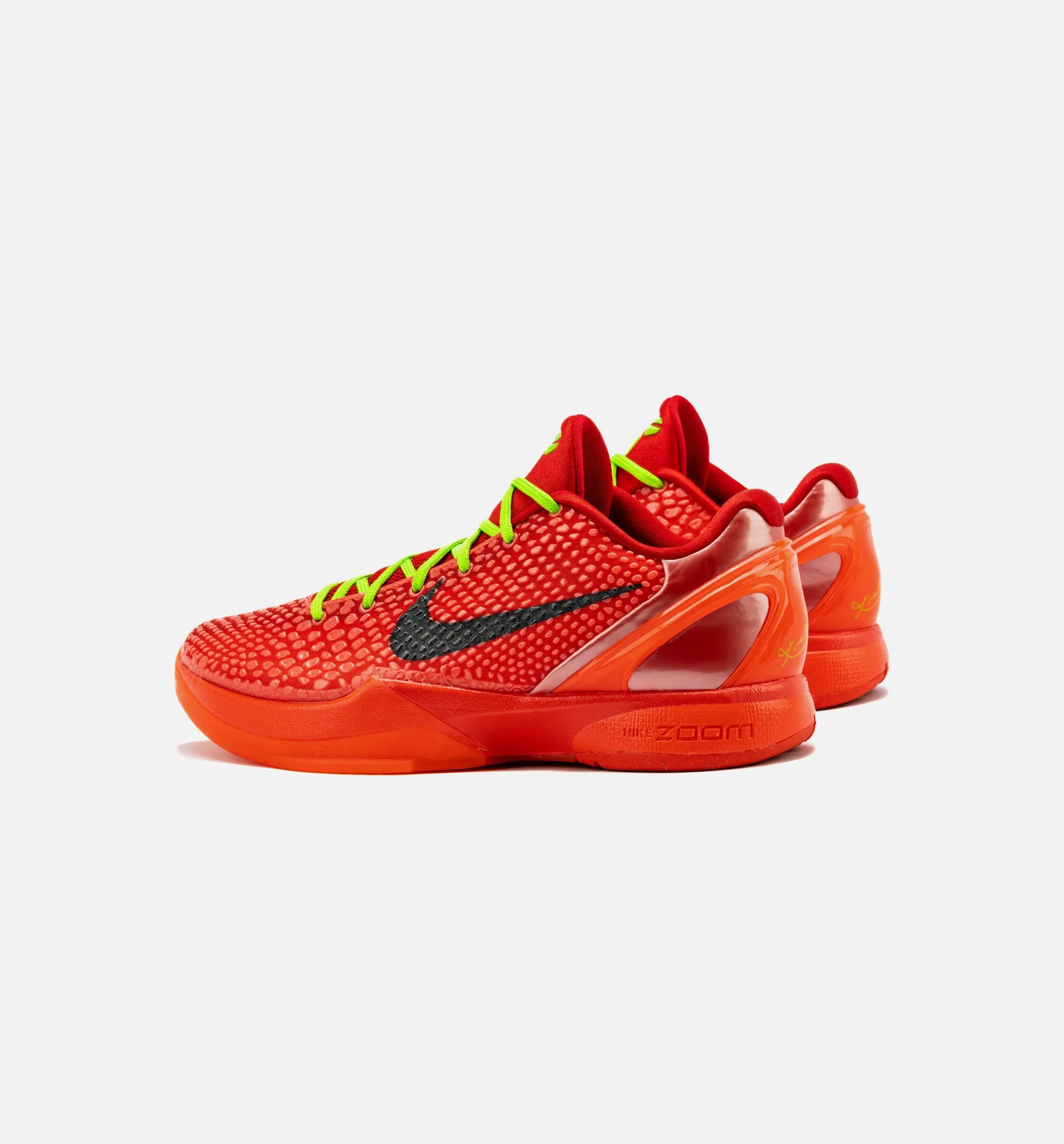 Kobe VI Protro Reverse Mens Basketball Shoe - Bright Crimson/Black/Electric Green Limit One Per Customer