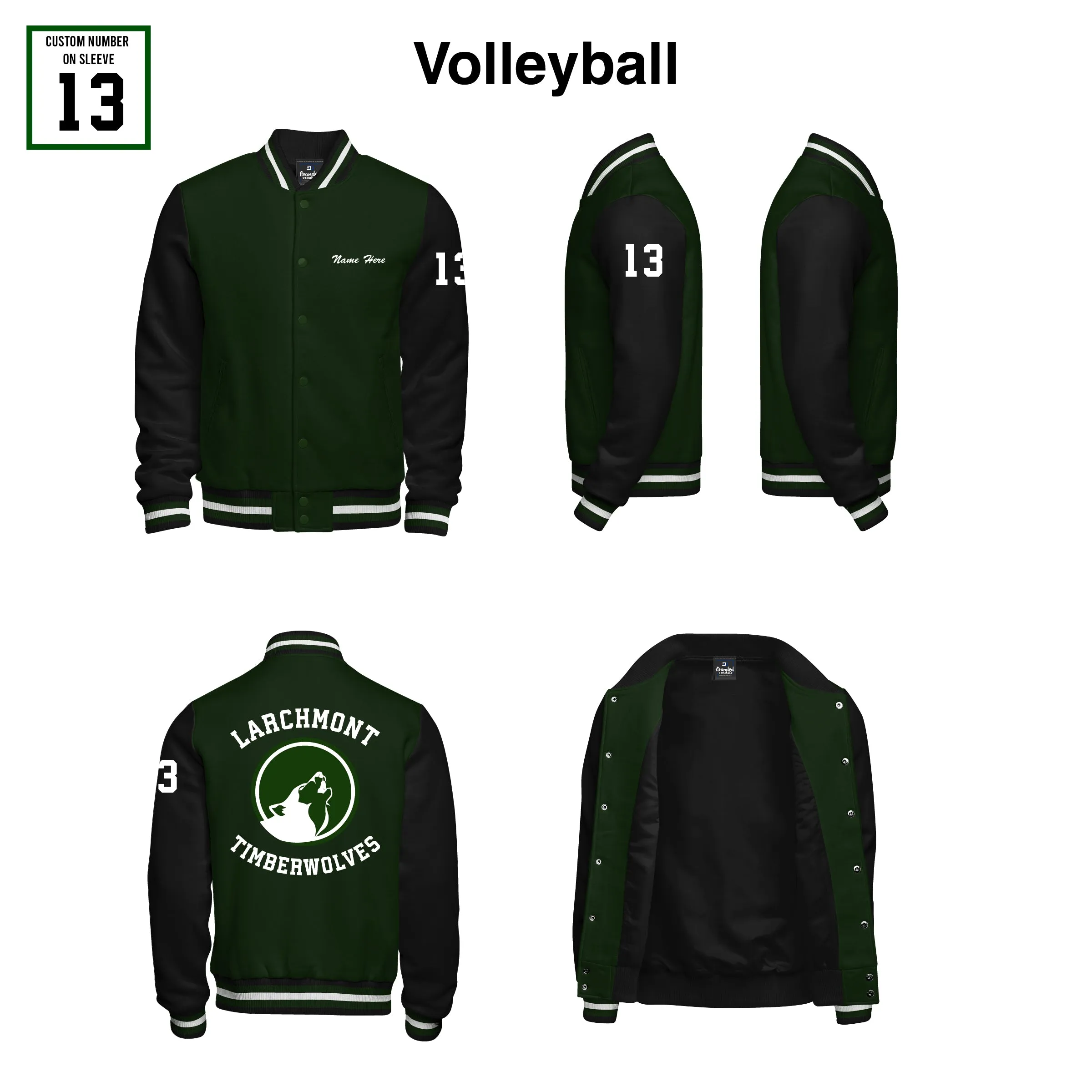 LFP Cotton Varsity Jacket VOLLEYBALL