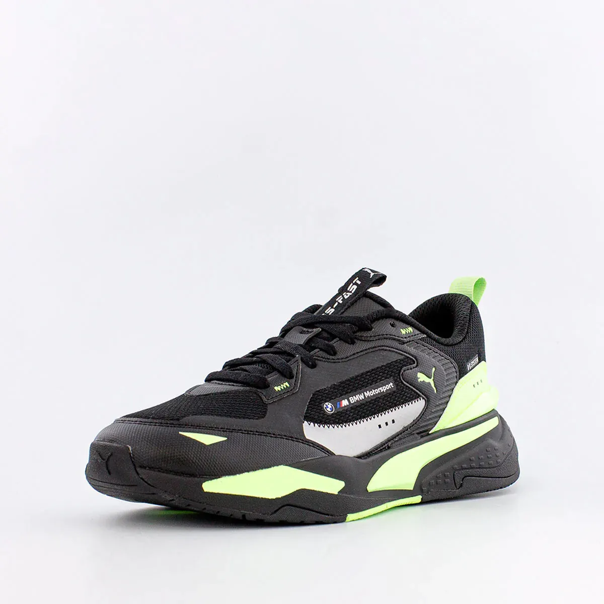 Men's Puma BMW Motorsport RS-Fast - BLACK/VOLT-GREEN