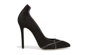 MIRIAM BLACK SUEDE SHOE