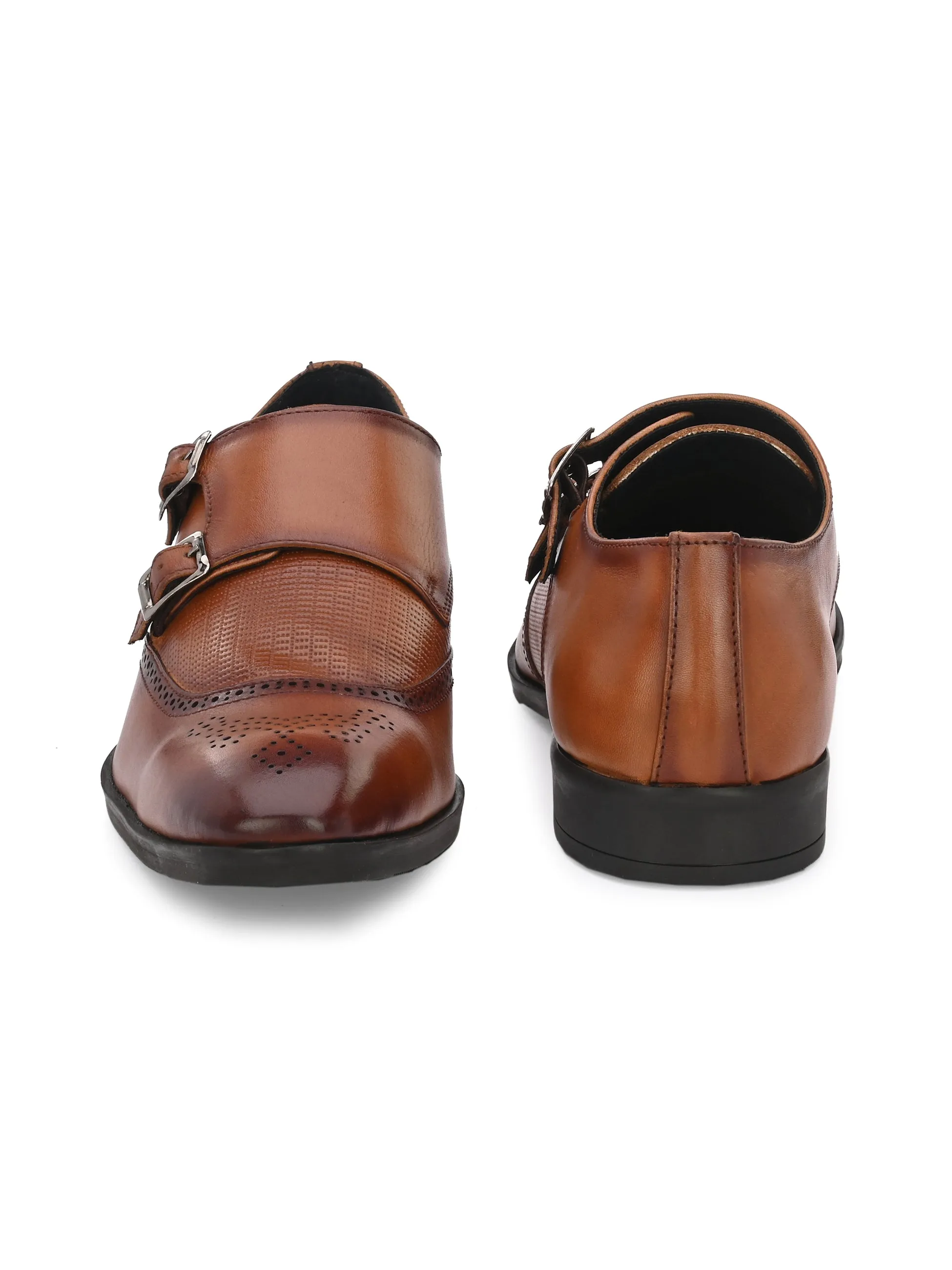 Mitchell Tan Monk Shoes