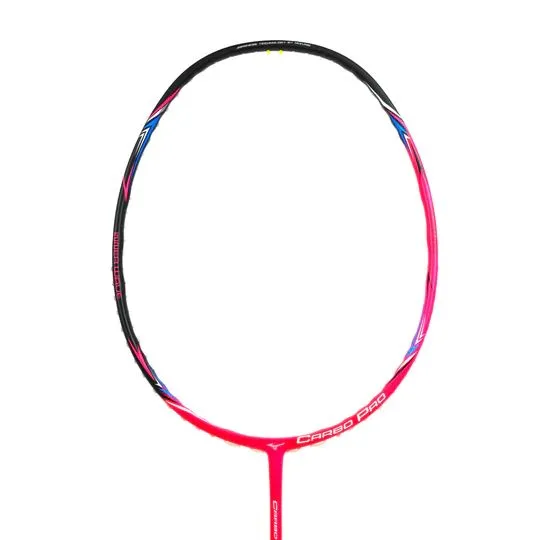 Mizuno Carbo Pro 823 Badminton Racket (Unstrung) - Neon Pink/Black Cyan