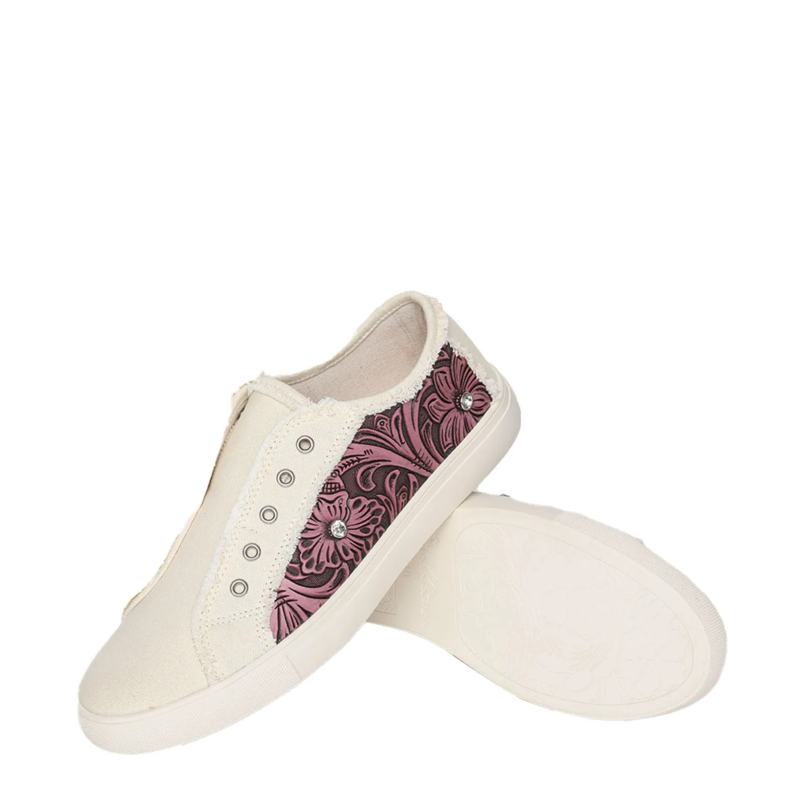 Montana West Floral Canvas Shoes