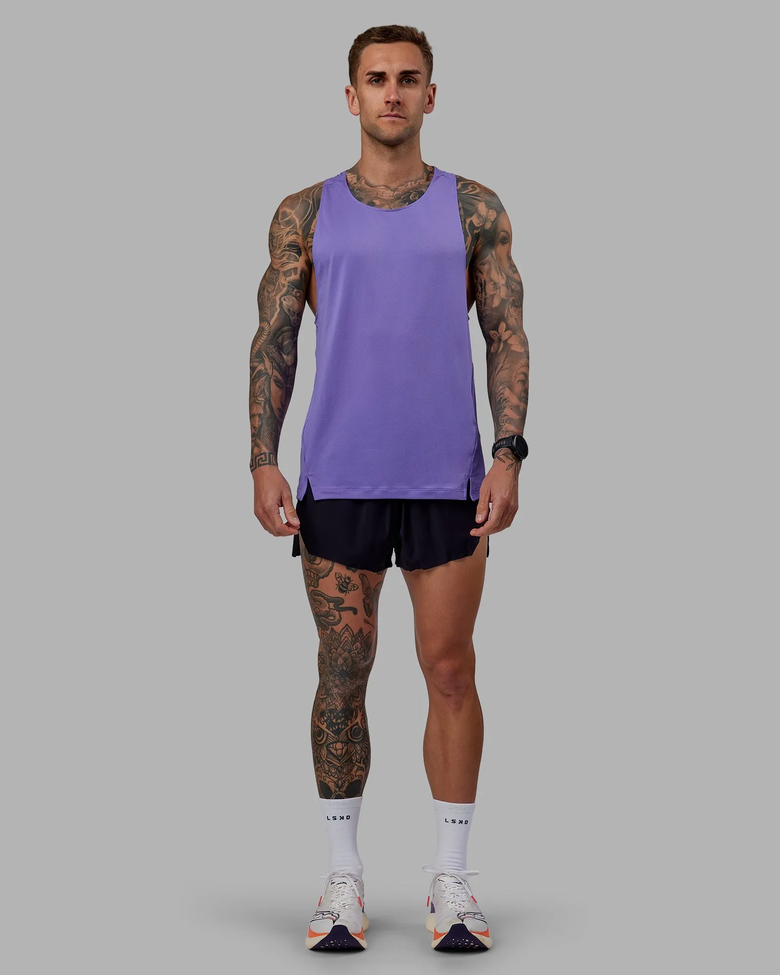 Pace Running Tank - Dahlia Purple