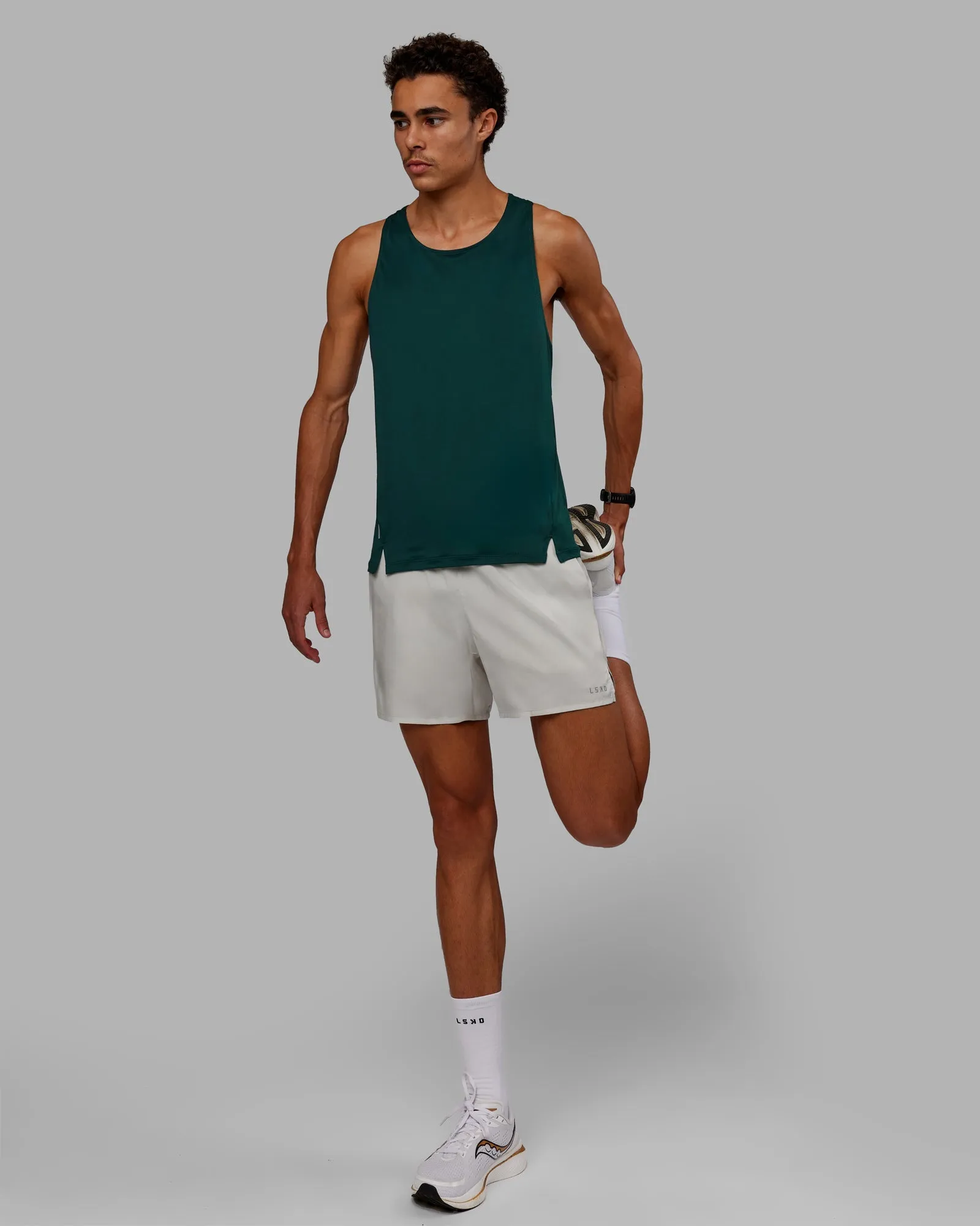 Pace Running Tank - Dark Moss