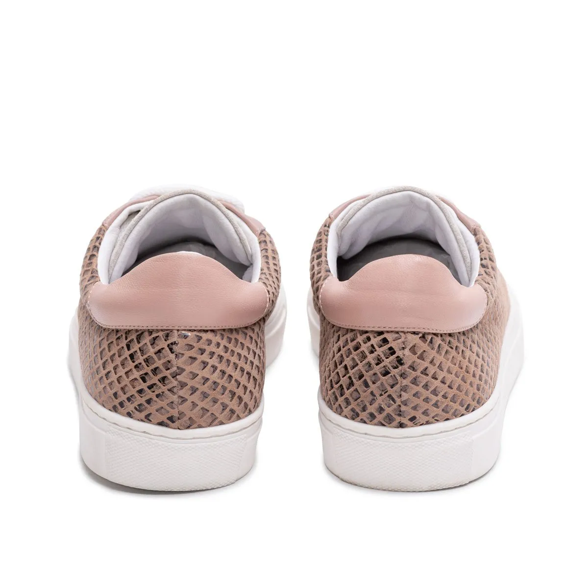 Pienza - Blush Python Sneaker