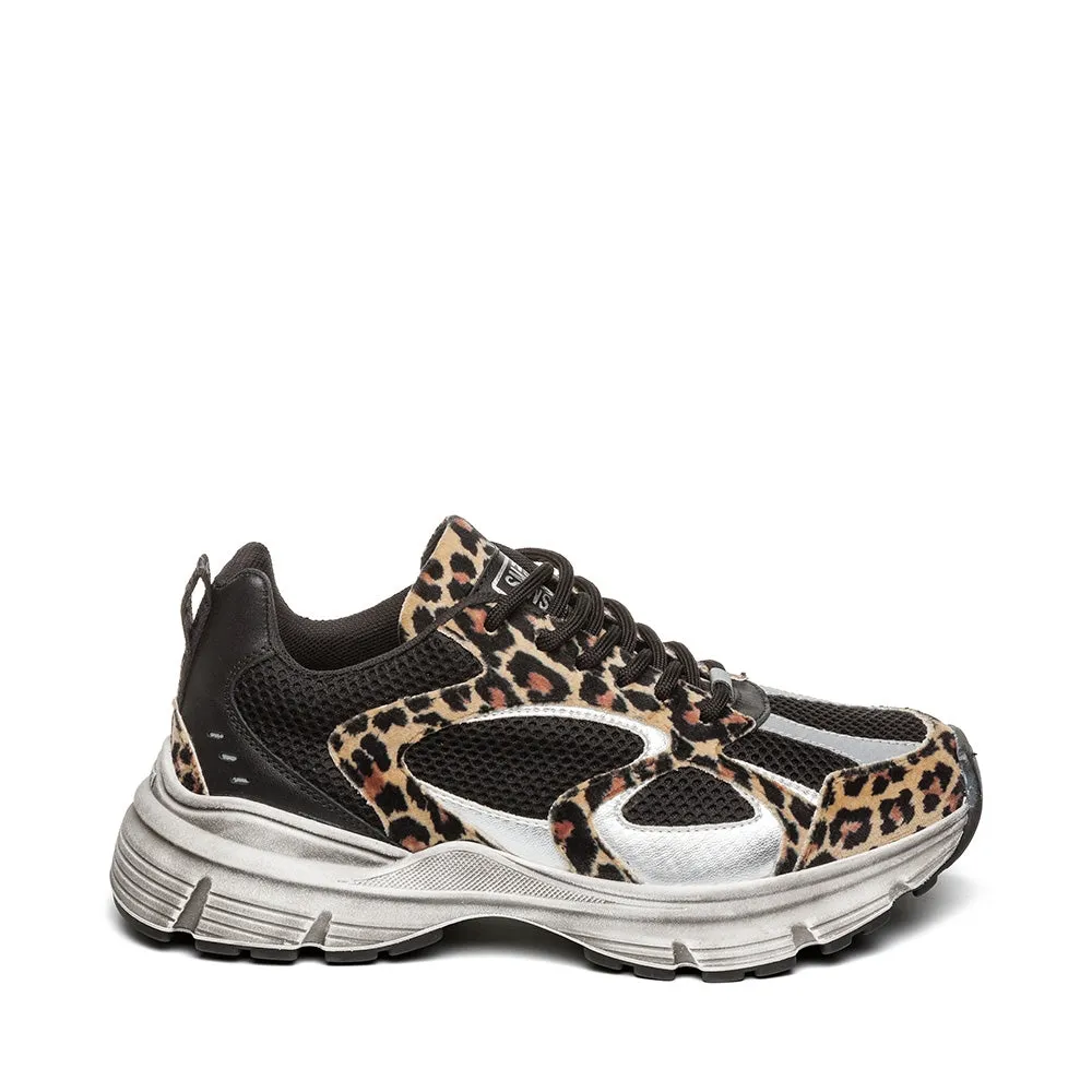 Plaja Sneaker BLACK/ LEOPARD