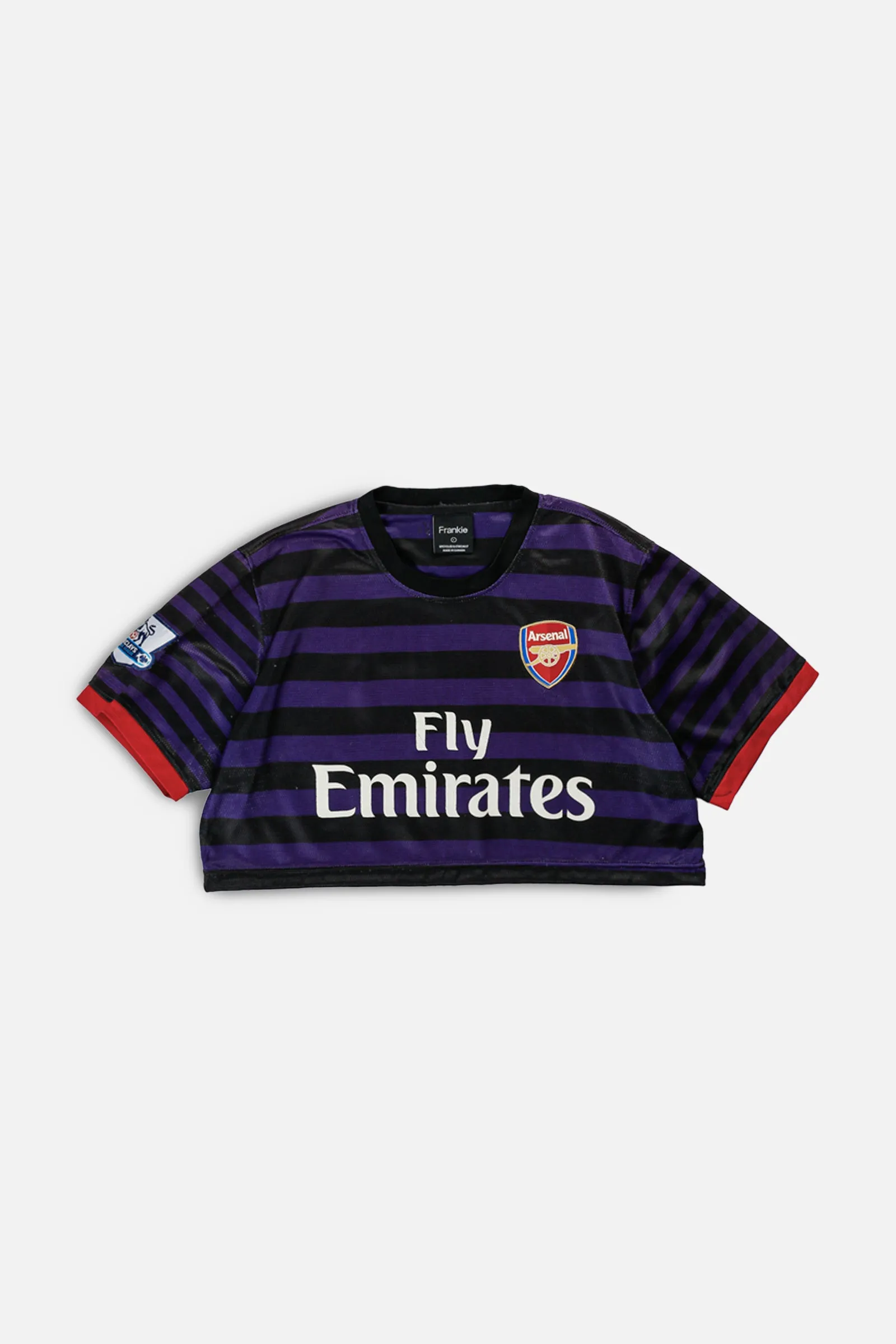 Rework Crop Arsenal Soccer Jersey - L