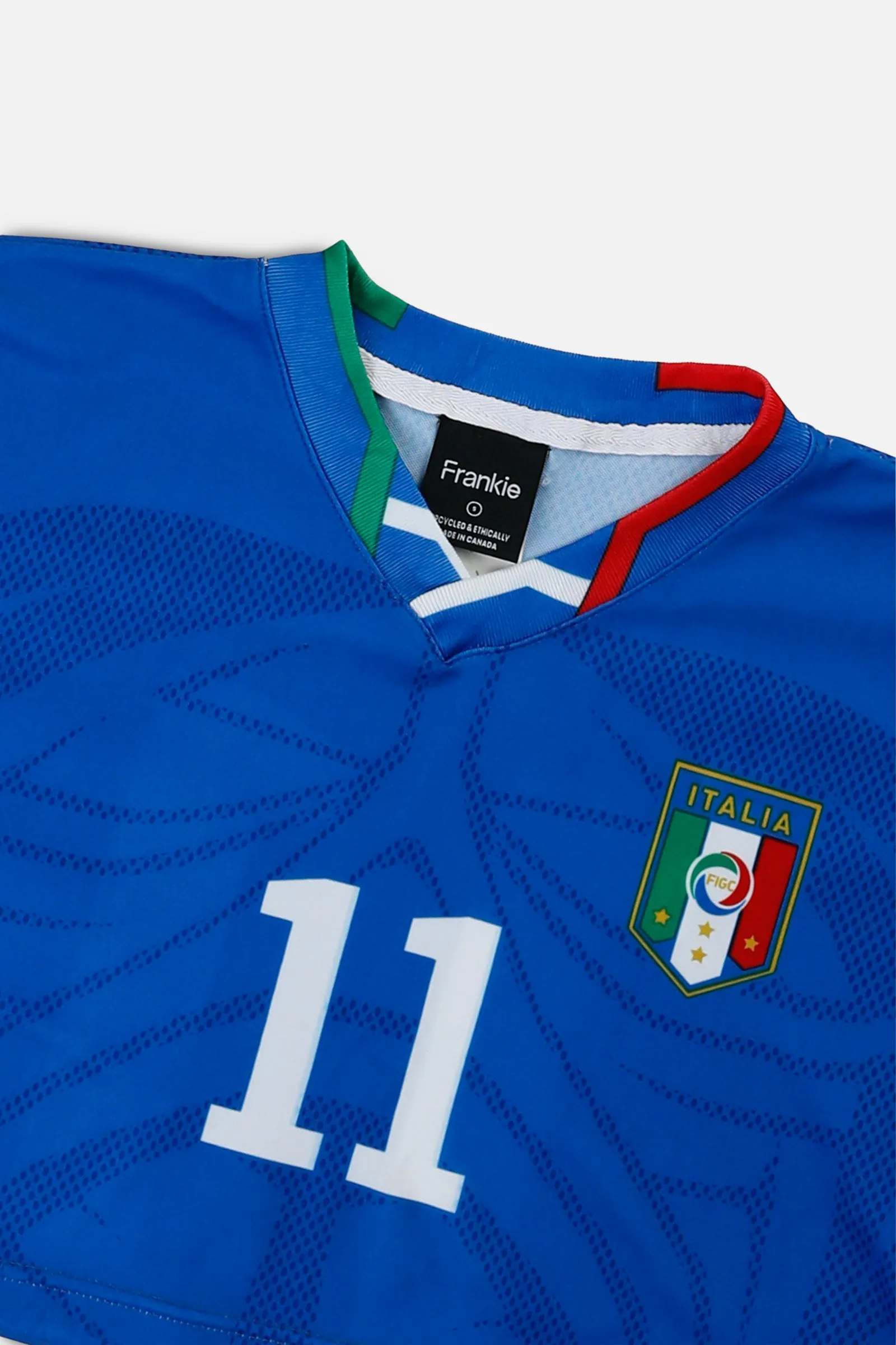 Rework Crop Italy Soccer Jersey - S